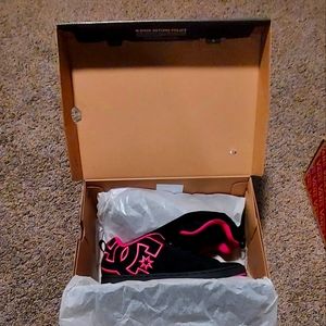 DC Court Graffik Pink and Black Kicks